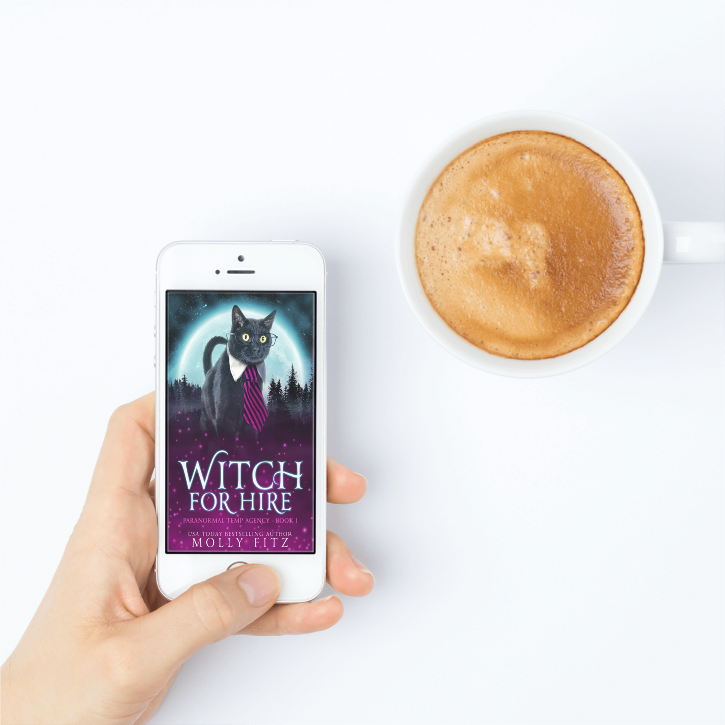 Witch for Hire eBook: A Magical Murder, a Grumpy Cat, and a Whole Lot of Snark