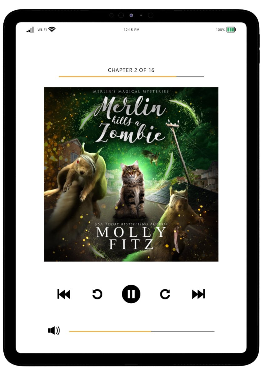 Merlin Kills a Zombie Audiobook - Molly Fitz Books