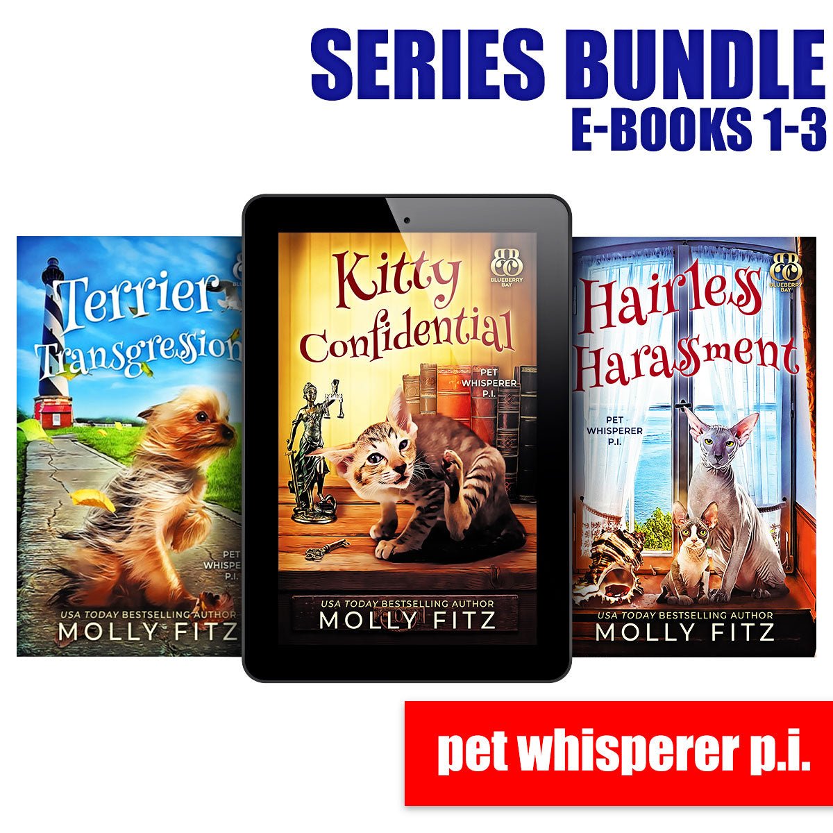 Pet Whisperer P.I. Books 1-3 eBook Bundle - Molly Fitz Books
