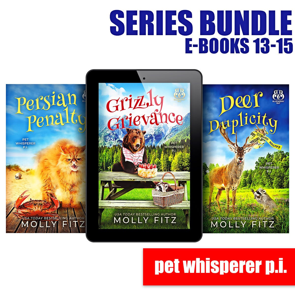 Pet Whisperer P.I. Books 13-15 eBook Bundle - Molly Fitz Books