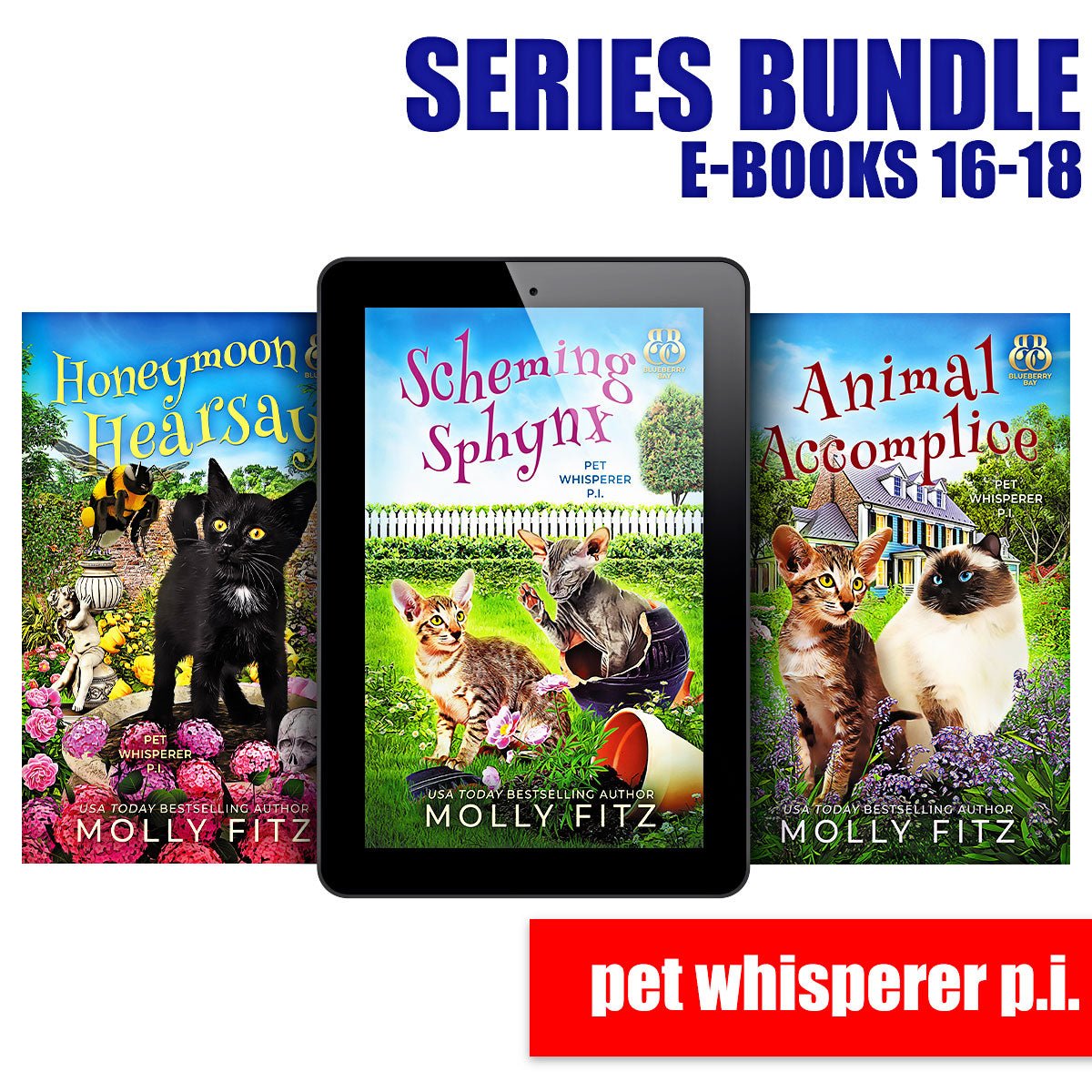 Pet Whisperer P.I. Books 16-18 eBook Bundle - Molly Fitz Books